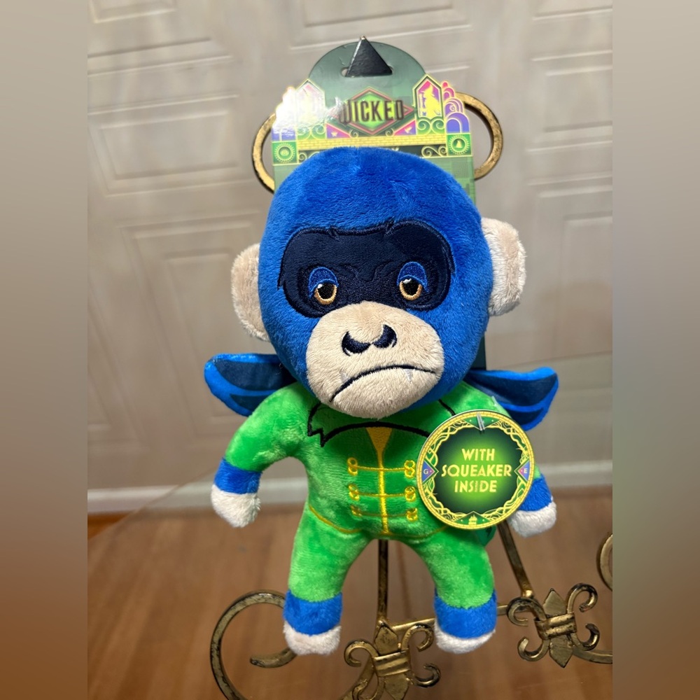 GMASON Wicked Movie Dog Toy Flying Monkey Clinker & Squeaker 10”